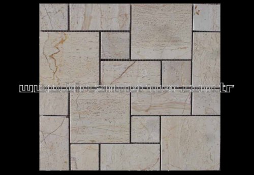 Beige Brick Pattern Polished