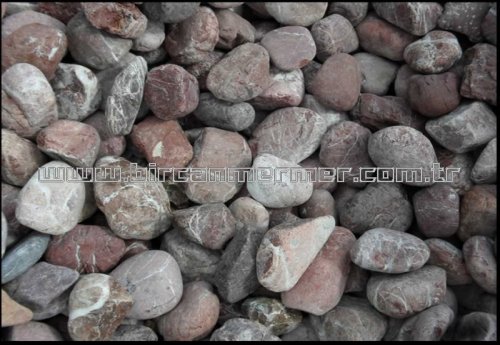 Red Grey River Stone