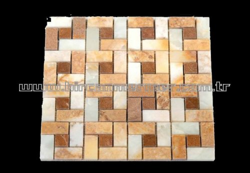 Fantasy Onyx Brick Pattern 2.3x4.8