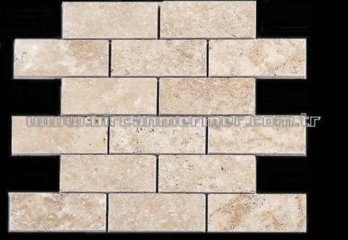 Light Travertine Big Brick Tamburlu