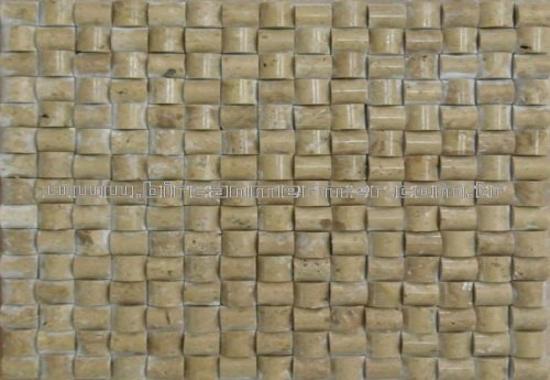 Noce Travertine Molding Mosaic