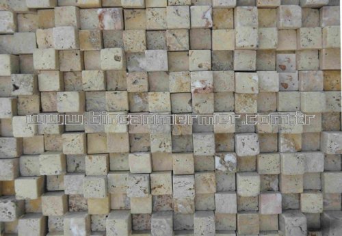 Yellow Travertine 3D