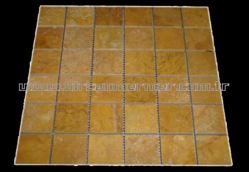 Yellow Travertine Polished 4.8x4.8