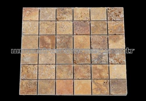 Yellow Travertine Vintage 4.8x4.8