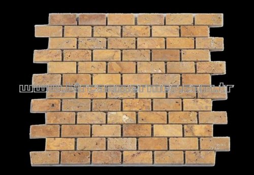 Yellow Travertine Brick 2.3x4.8