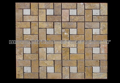 Sarı Pattern Tuğla Cilalı 2.3x4.8